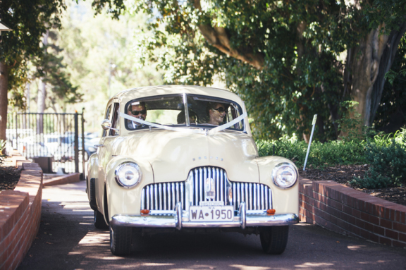 Holden FX wedding car