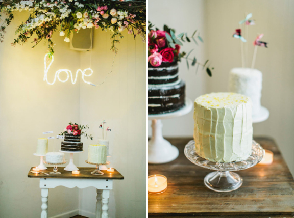wedding cake buffet