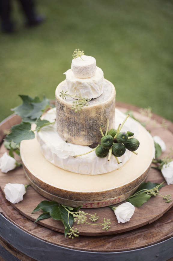 Cheese wheele wedding cake