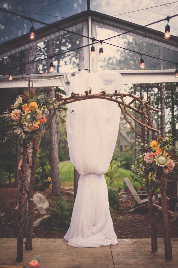 protea wedding arbour