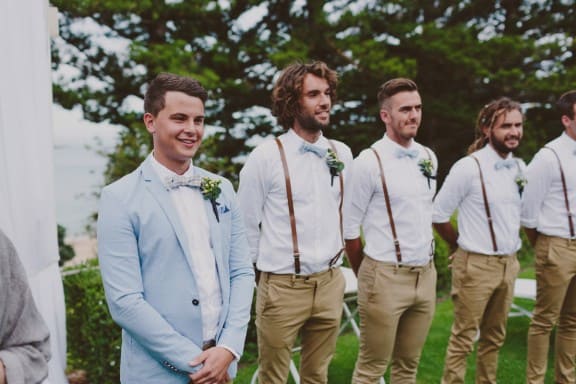 Adelaide Beach wedding at Middleton Beach Huts | Photography by Beck Rocchi