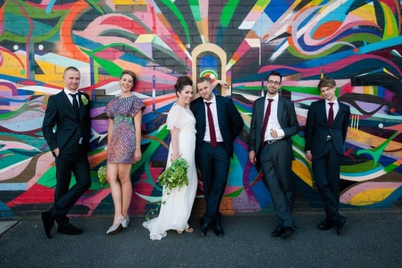 Melbourne street art wedding | Photography by Samara Clifford