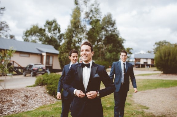 Stones of the Yarra Valley wedding with a mint vintage Chevy! Photography by Motta Weddings
