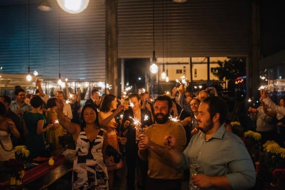 Epic warehouse wedding at Brisbane's Wandering Cook | Photography by The Gehrmanns