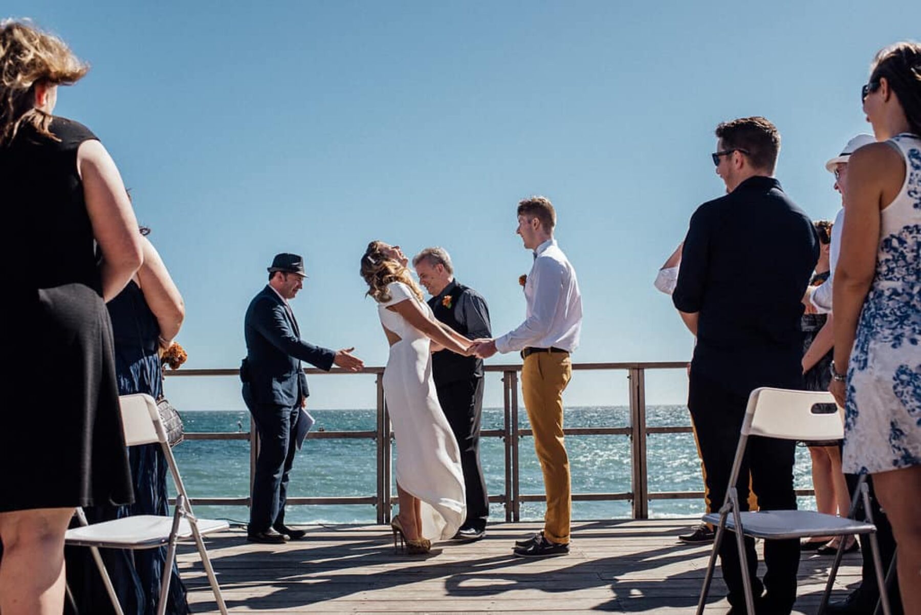 Fremantle Beach wedding | Photography by Fiona Vail