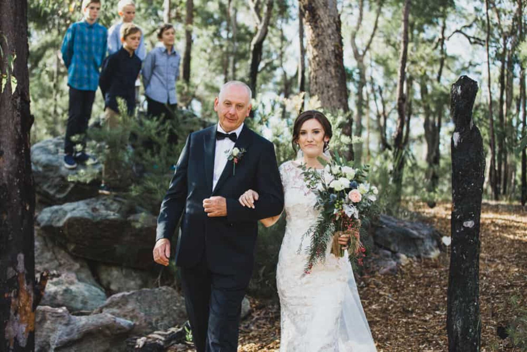 Australian outback wedding