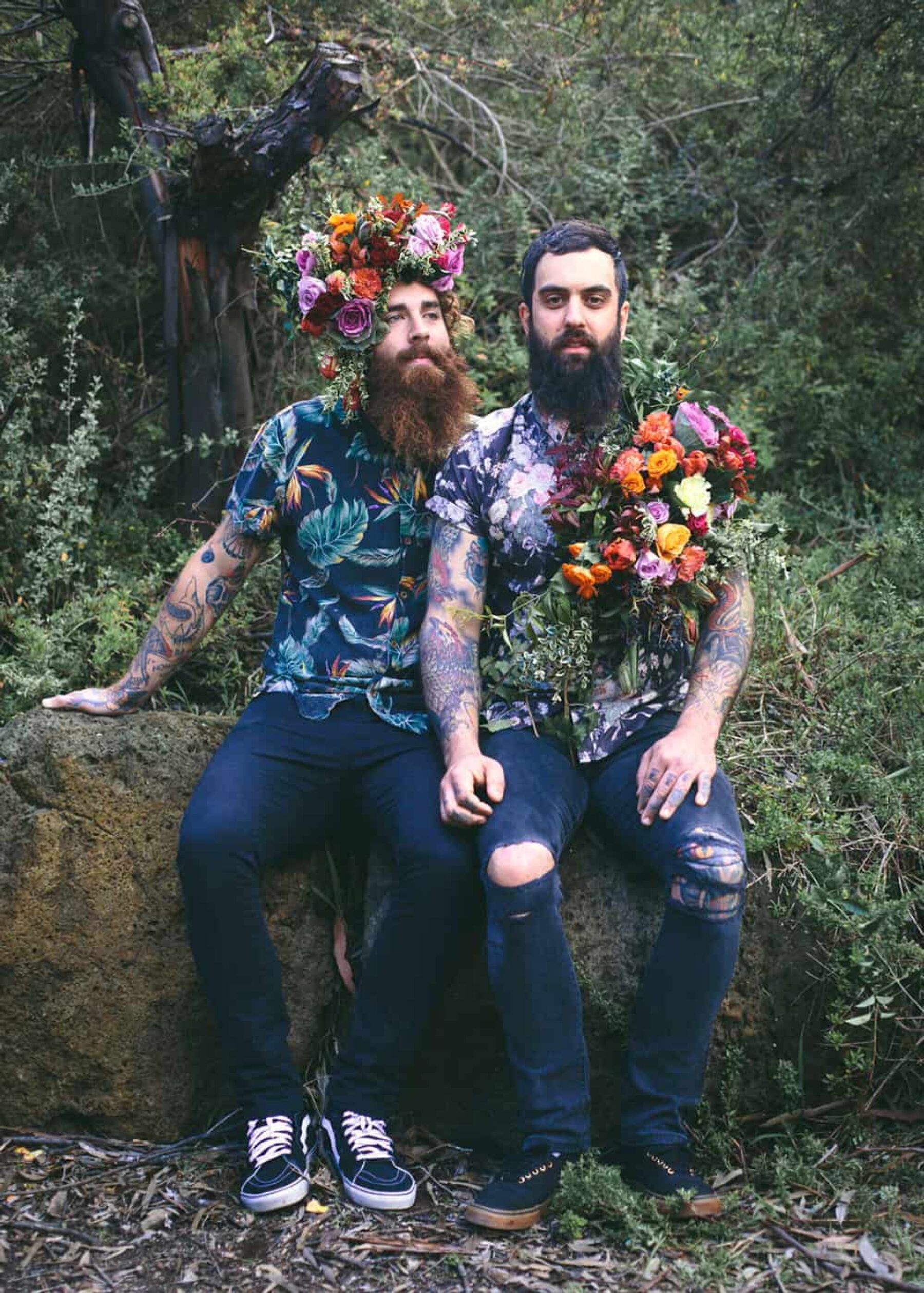 Beards & Blooms | Equal love shoot by Raven and the Rose