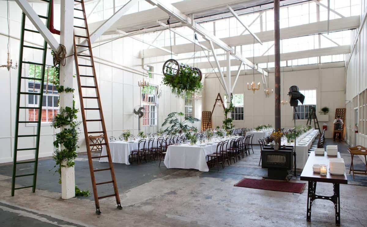 Laurens Hall / North Melbourne industrial wedding venue