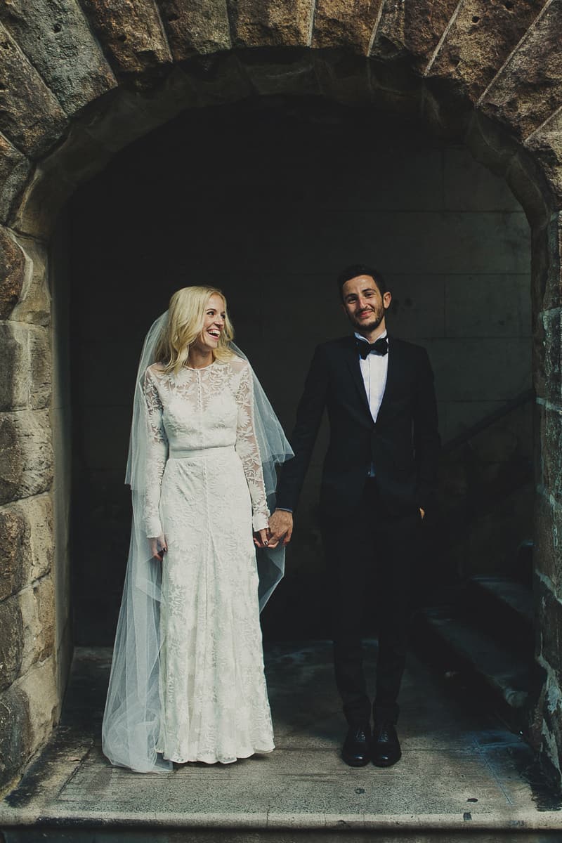 Best wedding dresses of 2015/ Rue de Seine long sleeved wedding dress