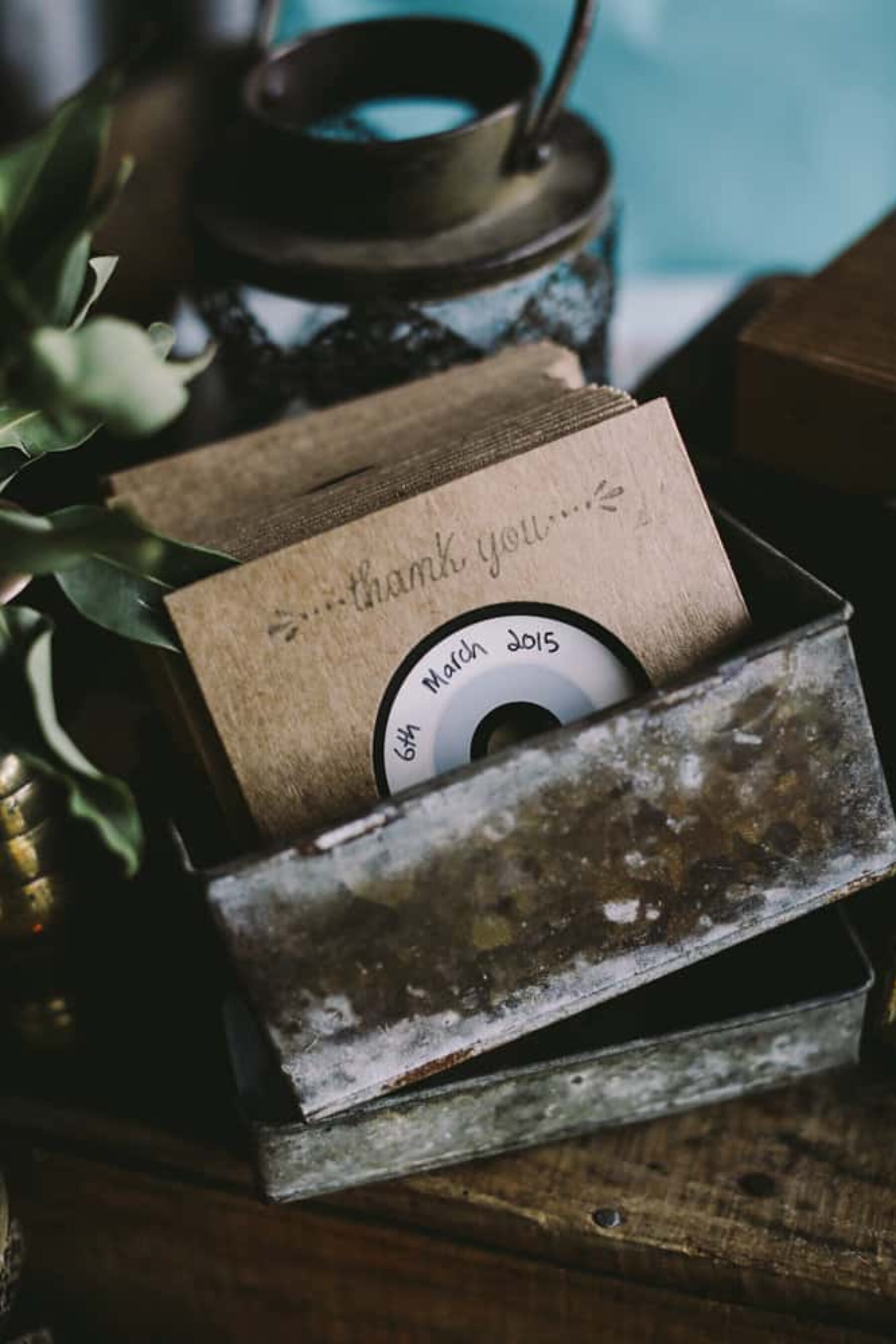 mixed tape wedding favours
