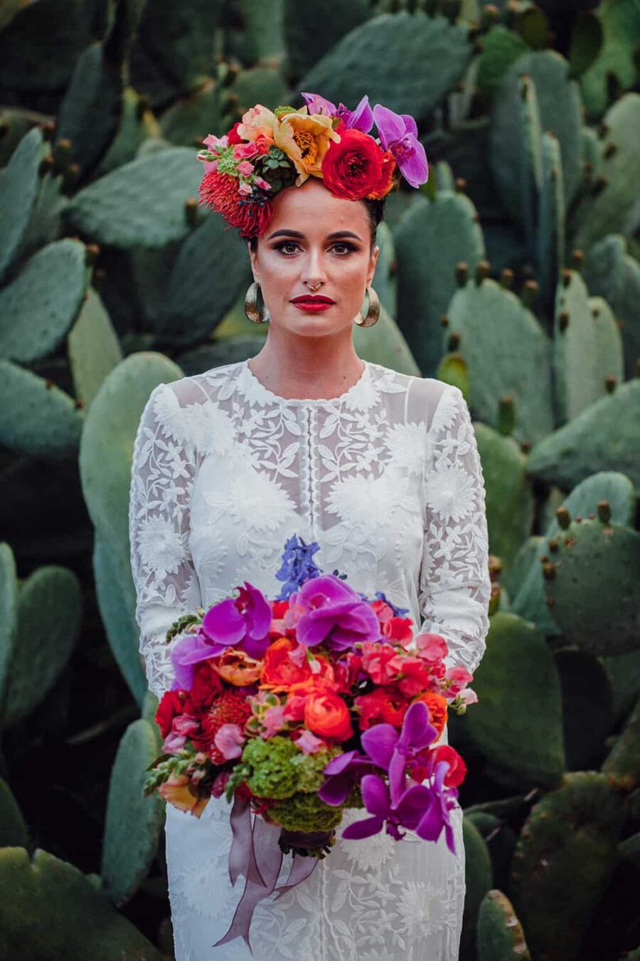Frida Kahlo flower crown