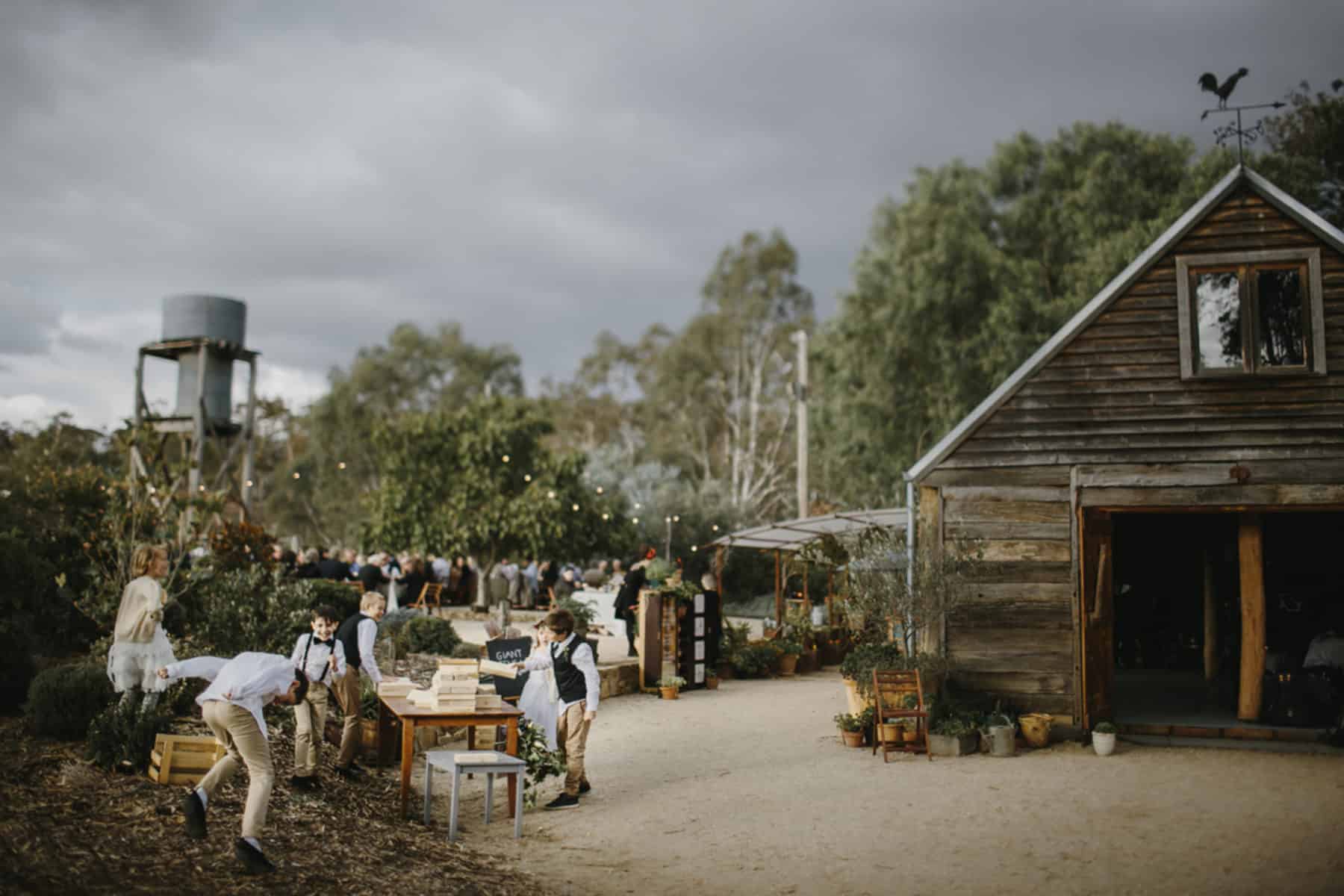 DIY barn wedding at Providence Gully, central VIC Australia