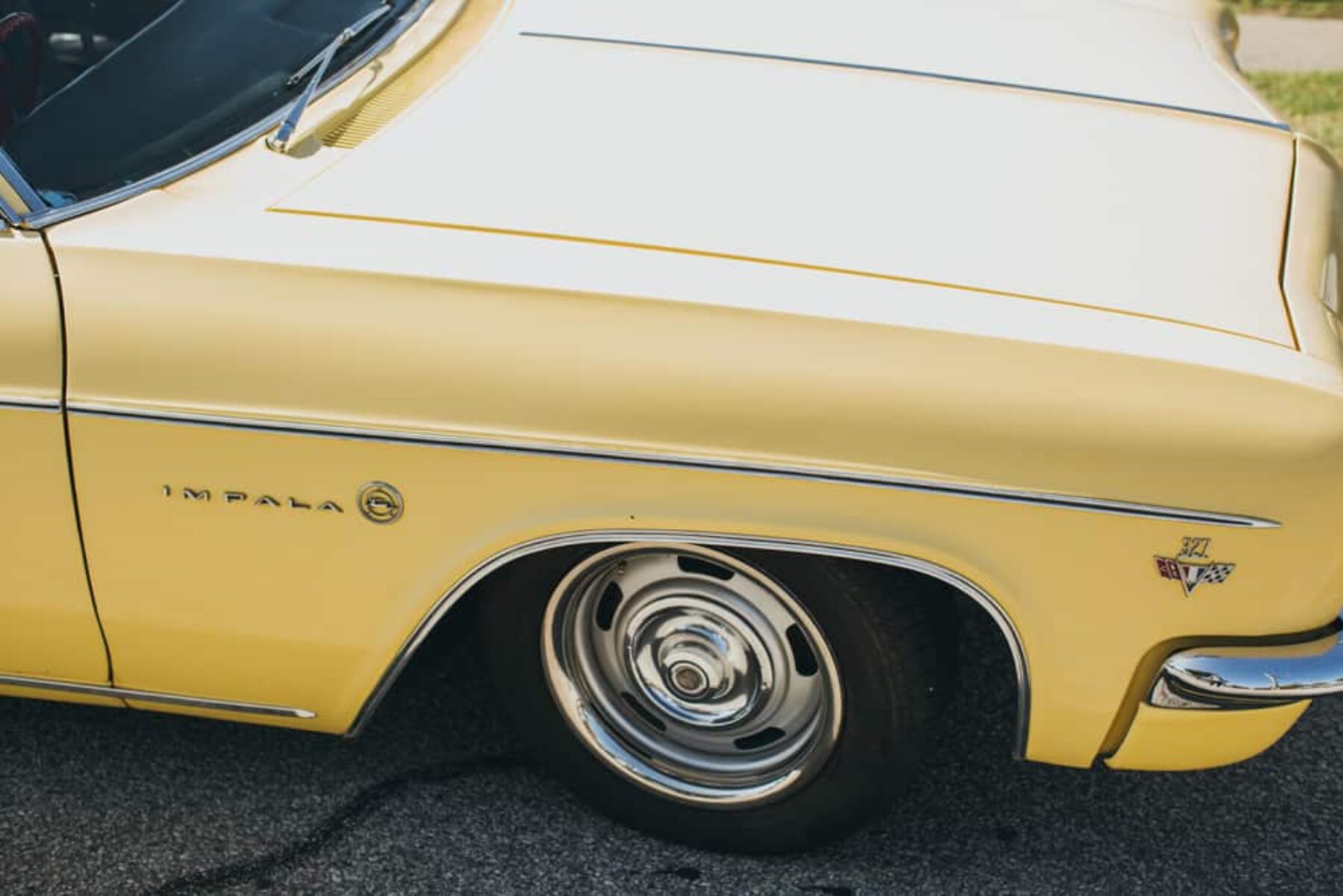 vintage yellow impala
