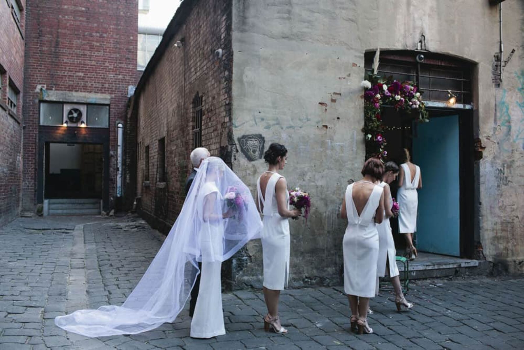 white bridesmaids dresses from Keepsake