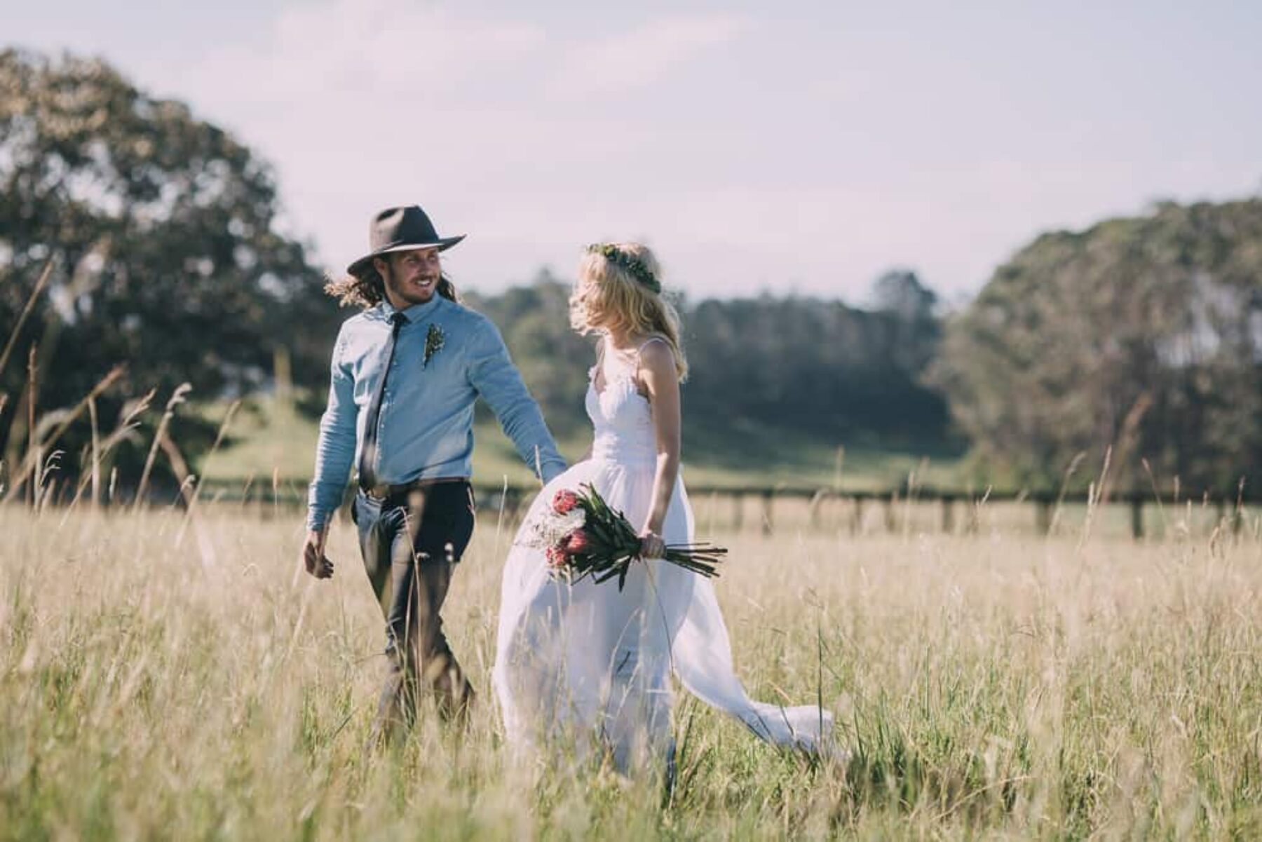 Boho farm wedding in Kingscliff NSW