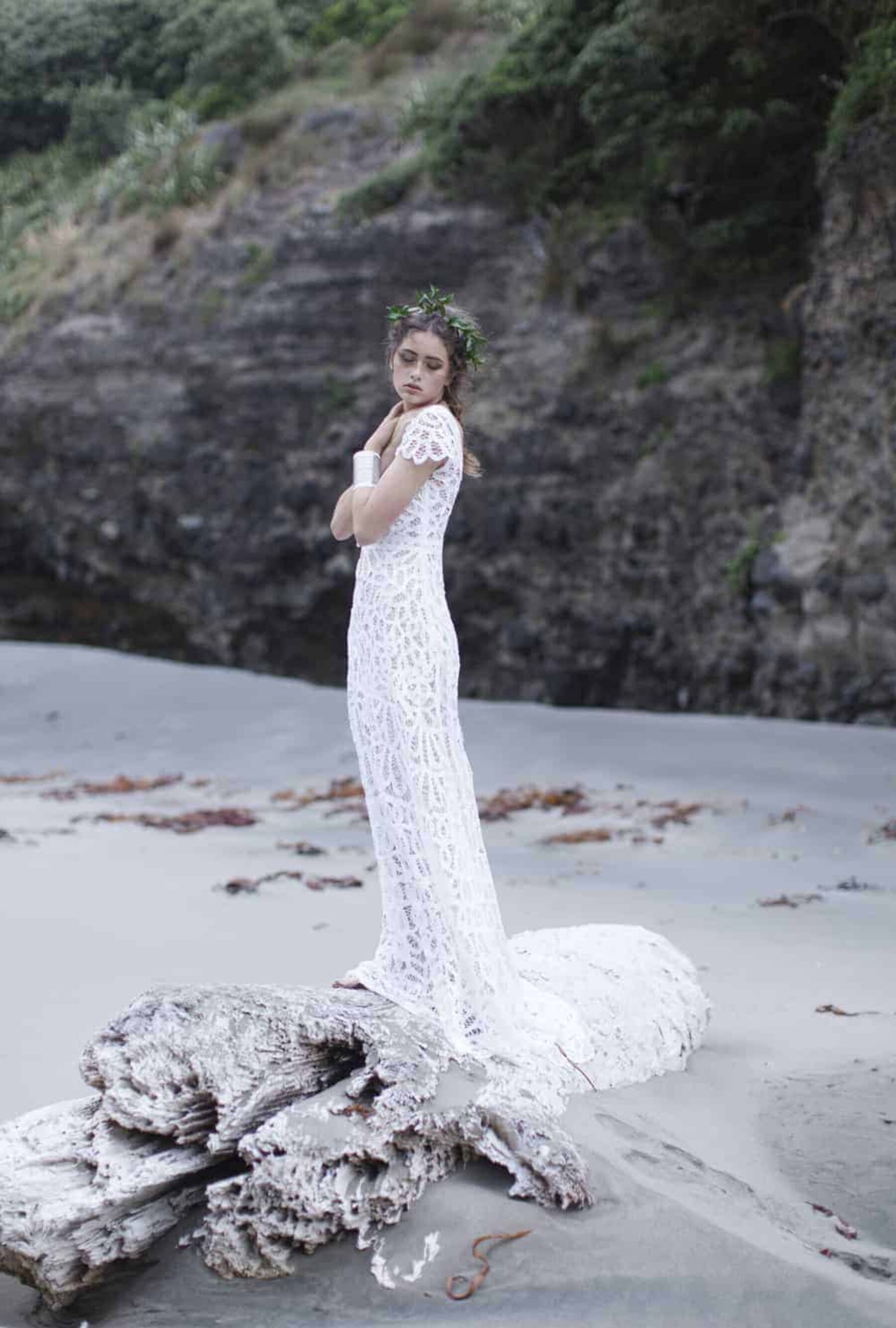 Oceanic wedding inspiration at Piha Beach