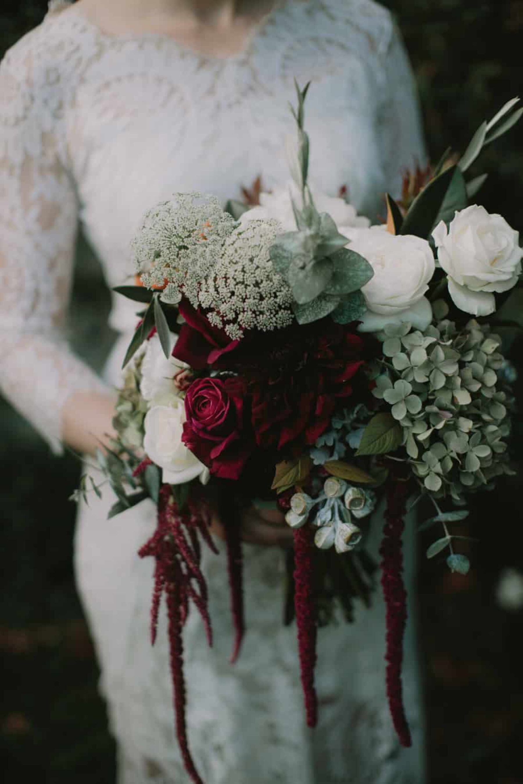 moody unstructured bouquet