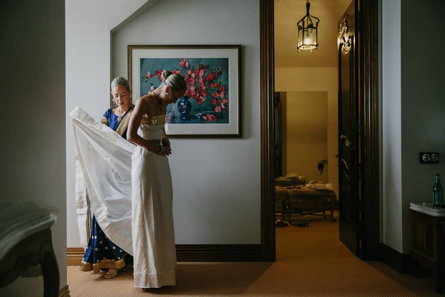 modern Indian wedding bridal saree
