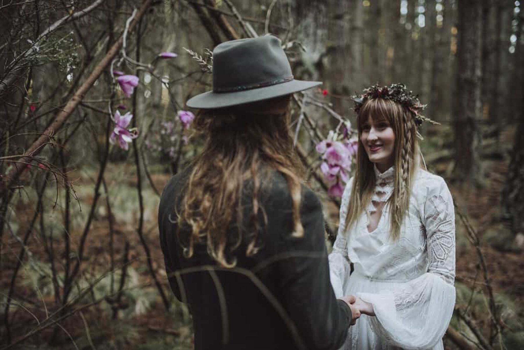 Bohemian forest wedding by Barefoot & Bearded
