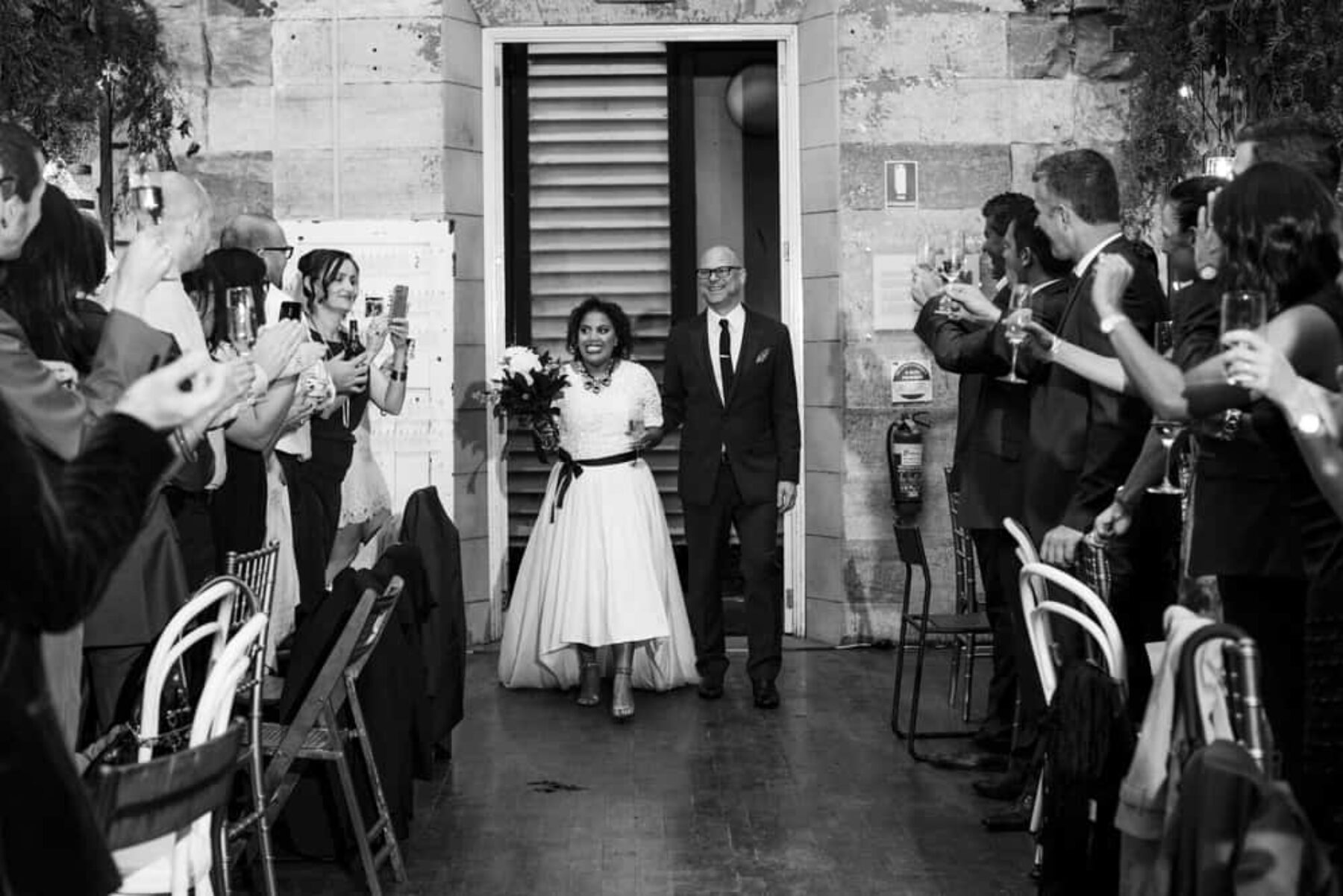 Classy-meets-disco wedding at the Cell Block Theatre Darlinghurst