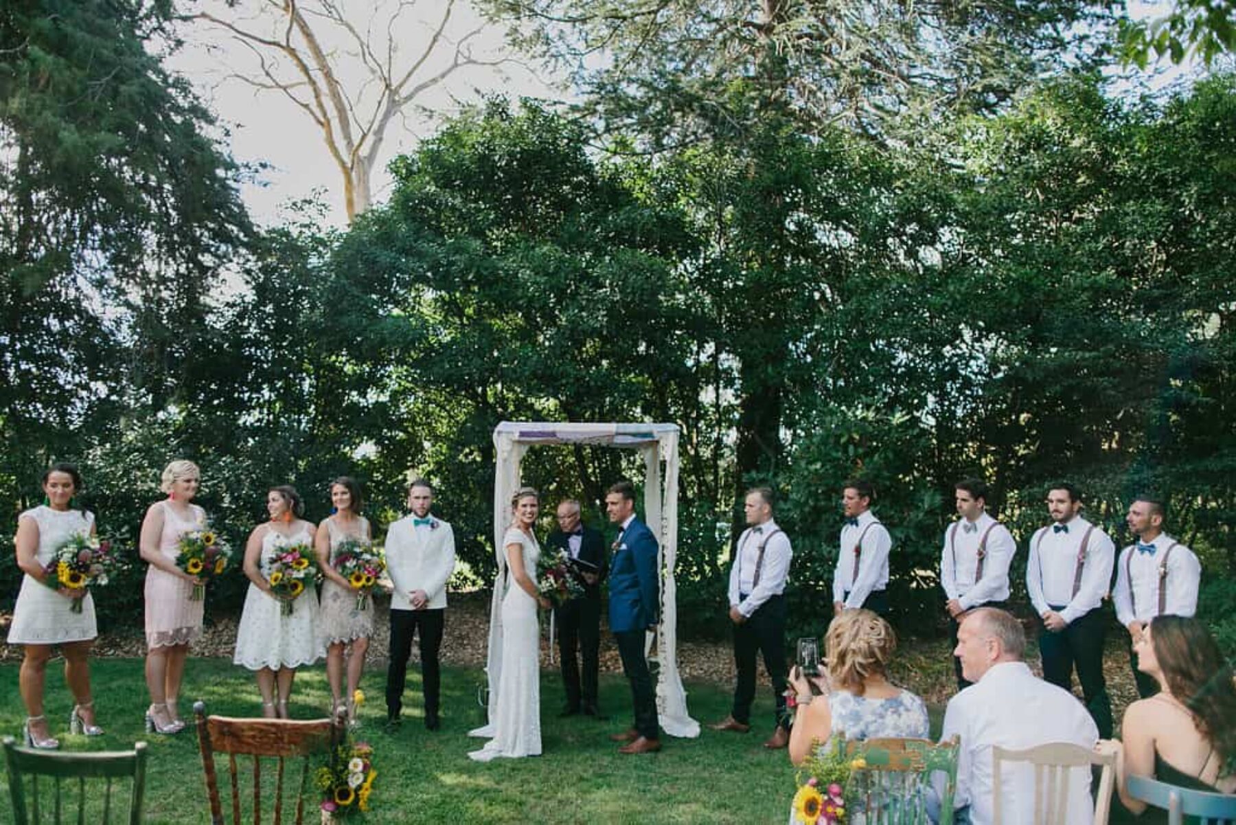 Colourful garden wedding at Ivy & the Fox - Photography by John Benavente