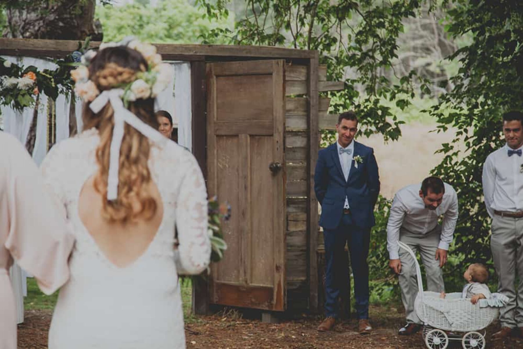 Rustic wedding at New Zealand's Old Forest School - photography by Lucy Rice