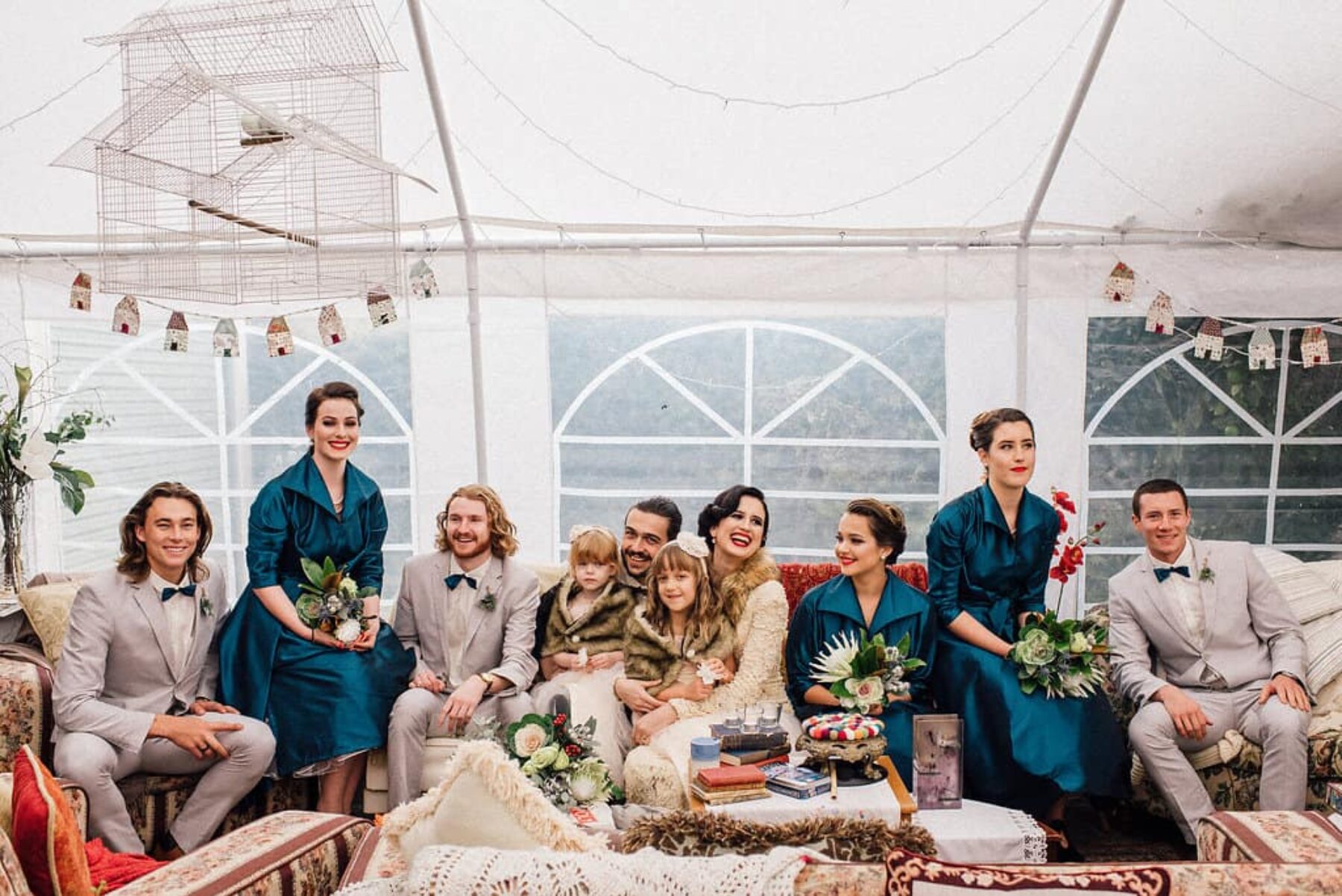 Quirky backyard wedding on a budget - photography by Fiona Vail