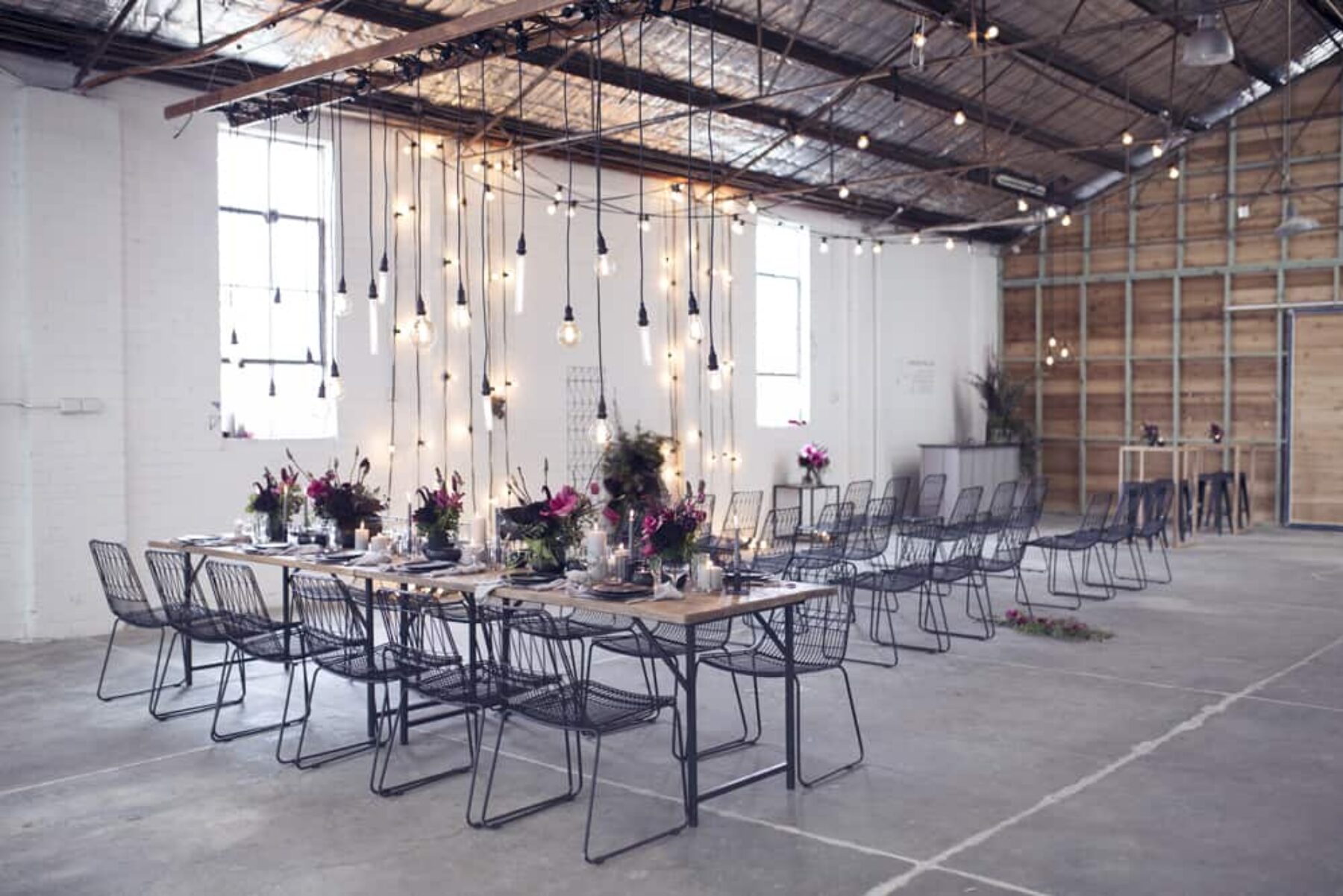 Modern industrial warehouse wedding at Stackwood Fremantle