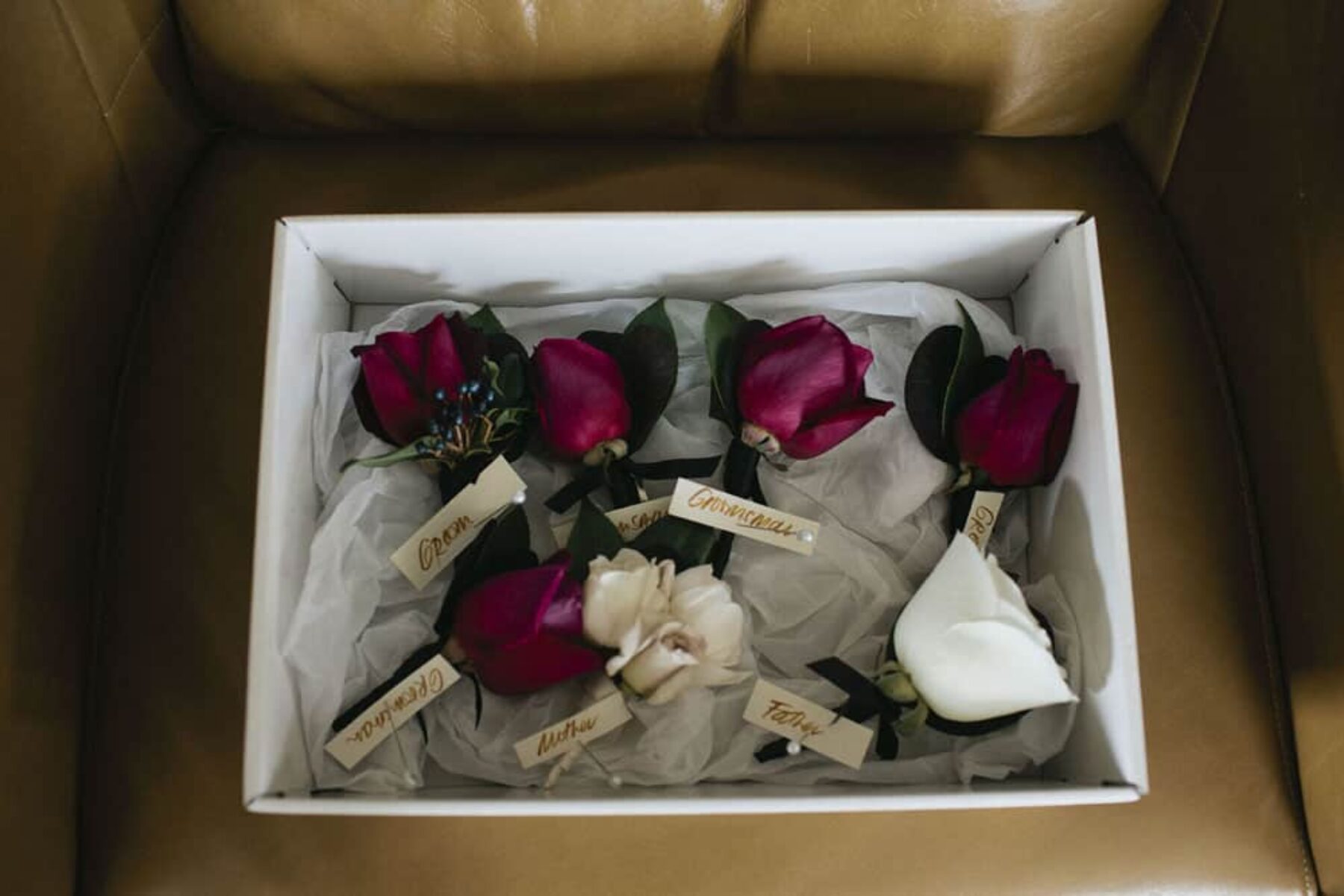 classic rose boutonniere