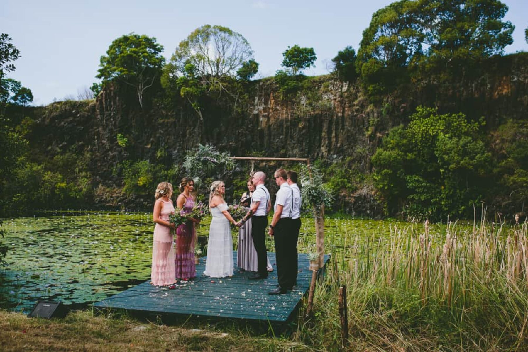 Byron Bay Island Quarry wedding