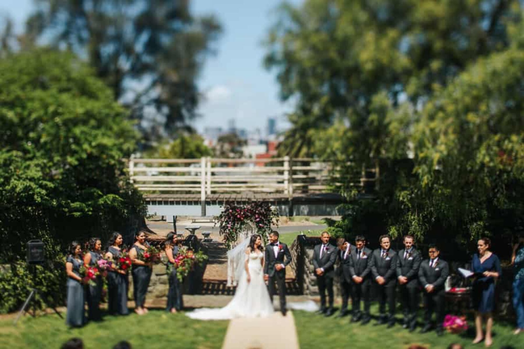 Footscray Amphitheatre wedding - photography by Lakshal Perera