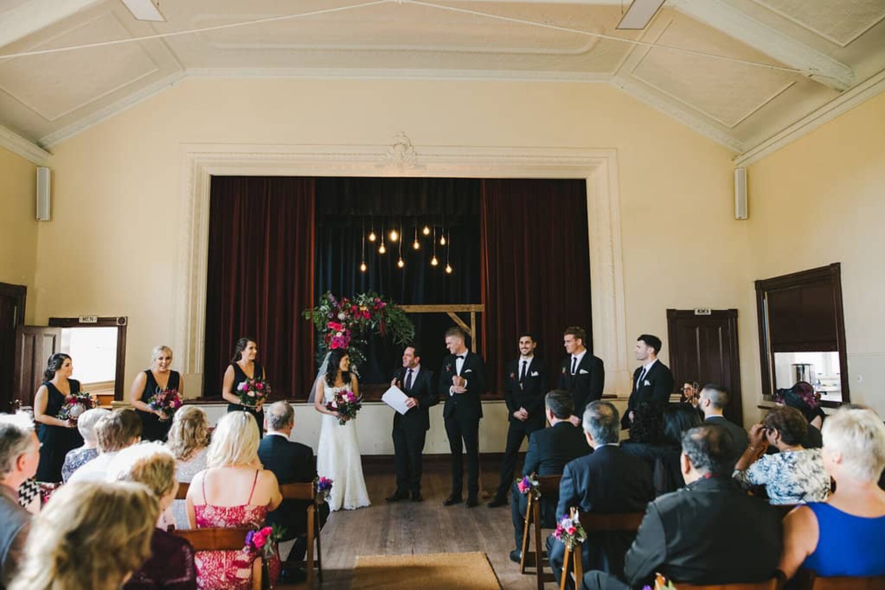 North Perth Town Hall wedding - photography by Amanda Alessi