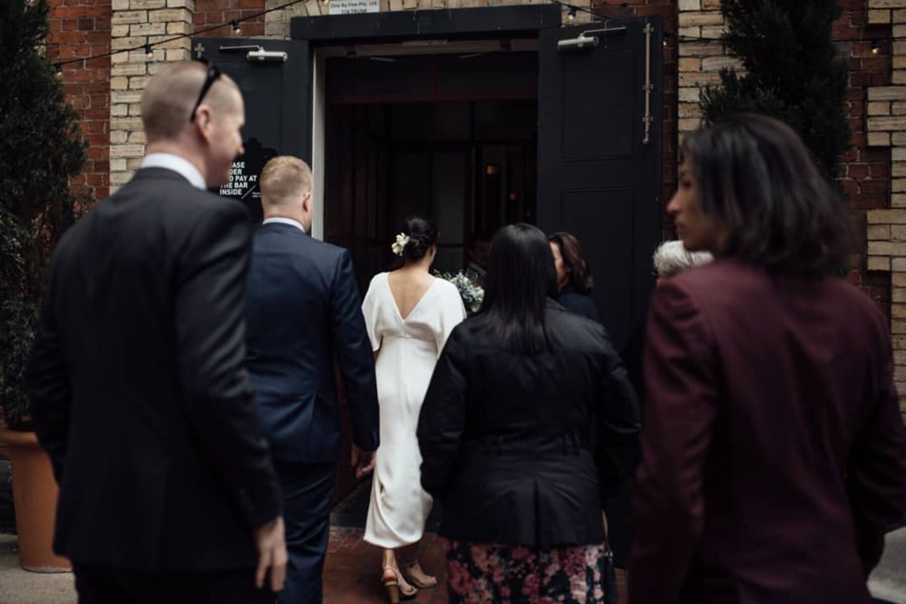 Low key wedding at Melbourne's Trunk - Free the Bird Photography