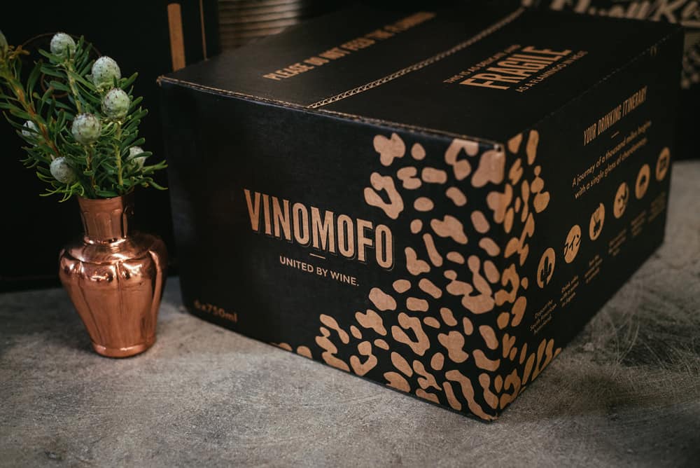 cool wine packaging by Vinomofo
