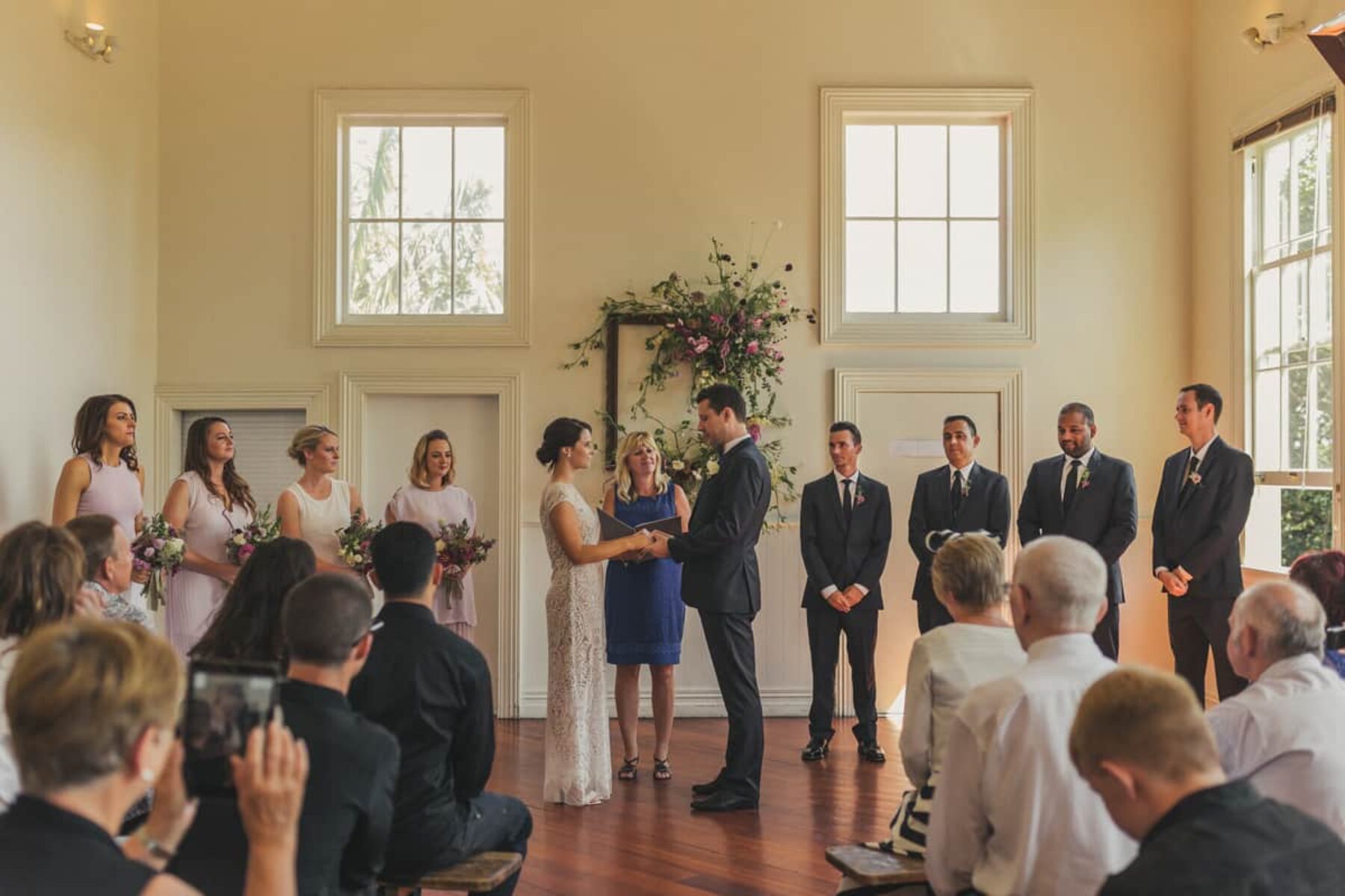 Vintage Auckland wedding at Ponsonby Community Hall