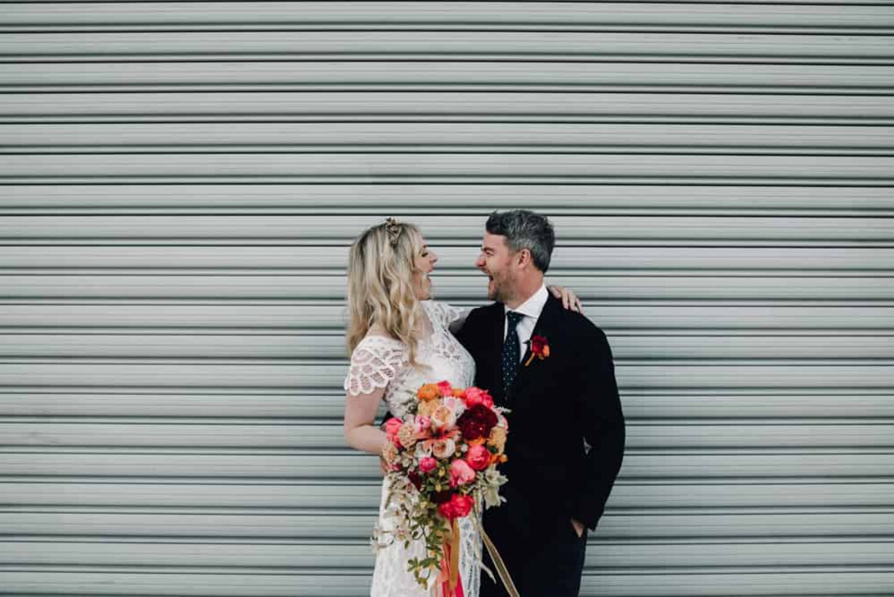 Colourful Perth City Farm wedding by James Simmons Photography