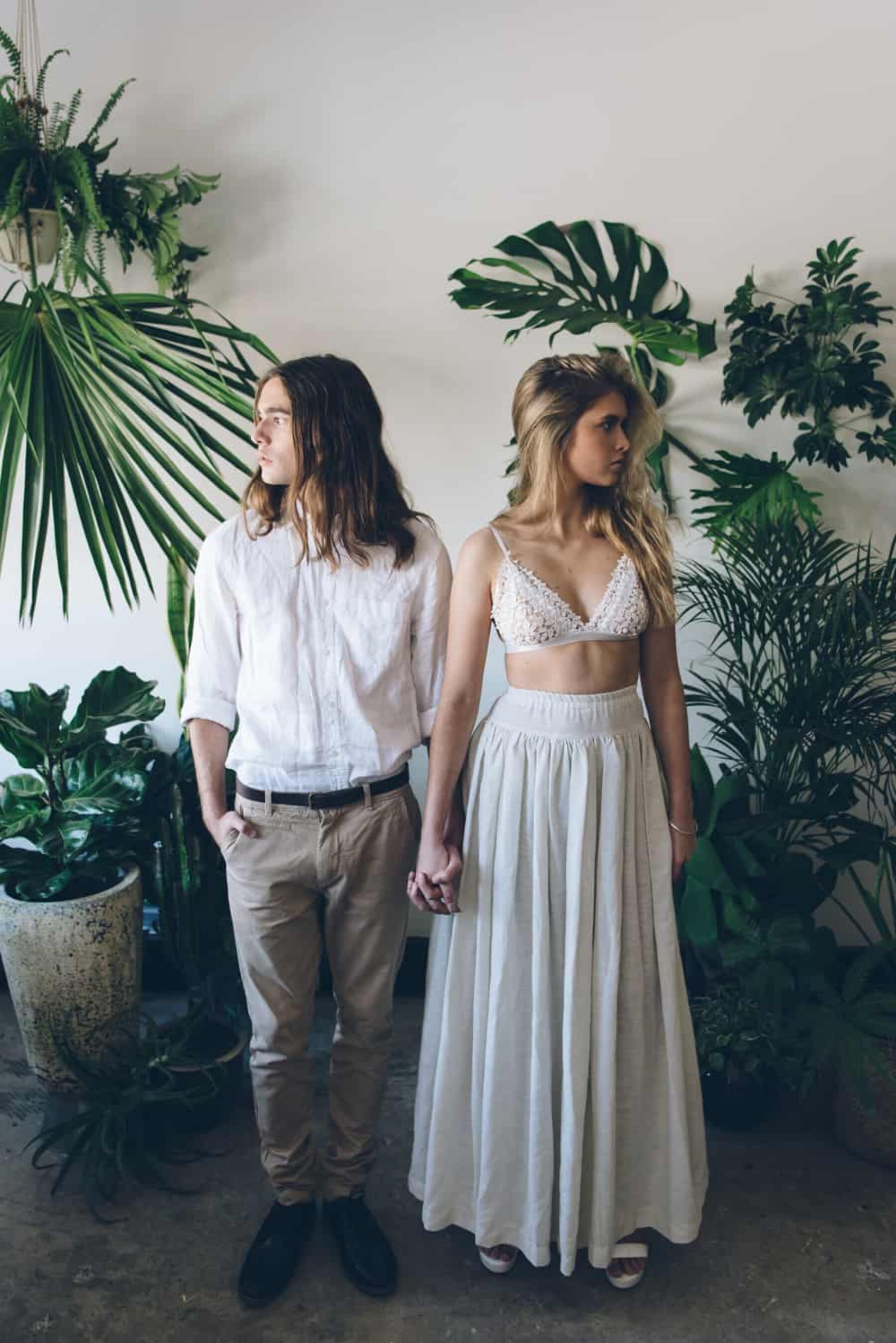Beauty in the raw - greenery wedding inspiration