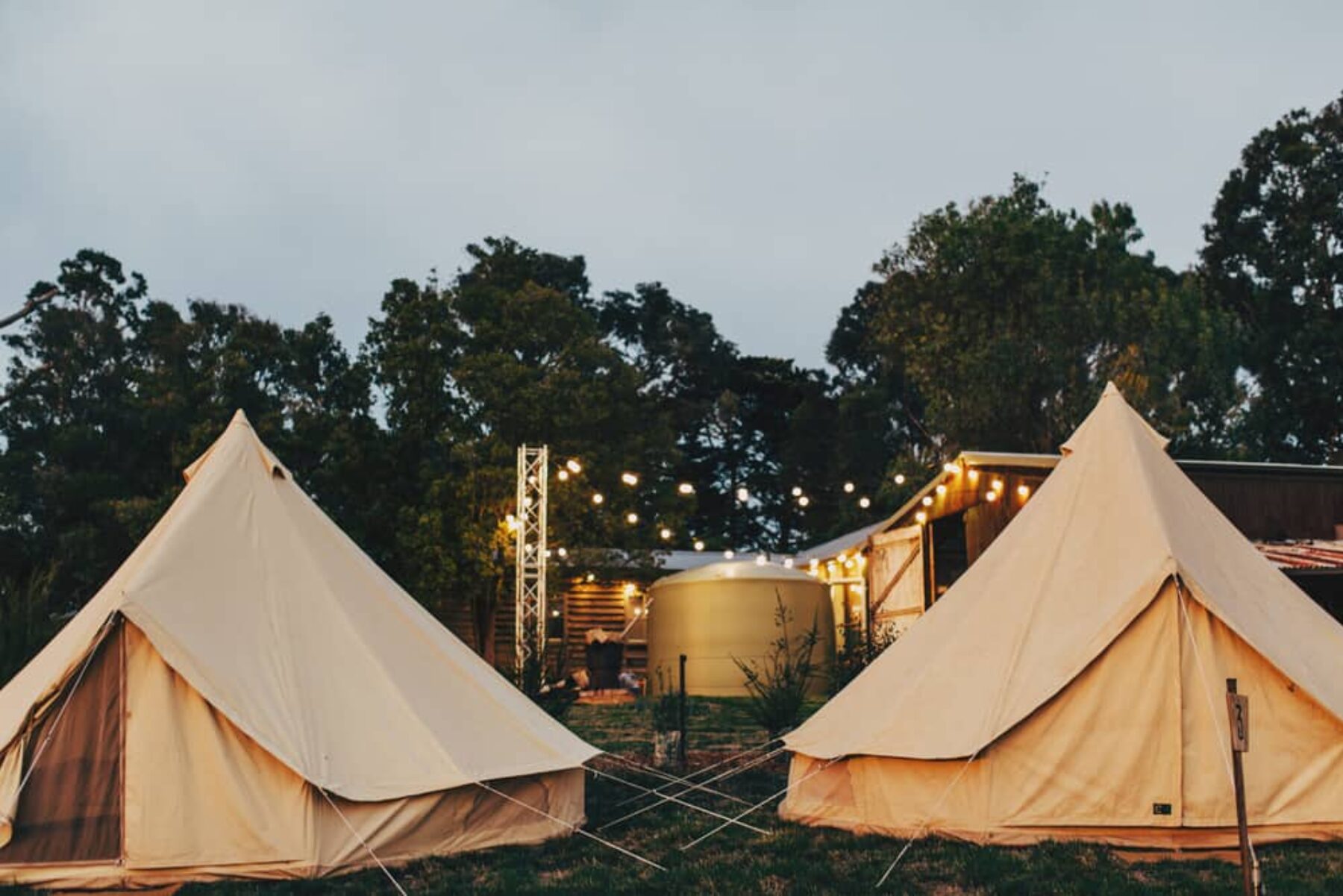 glamping bell tents