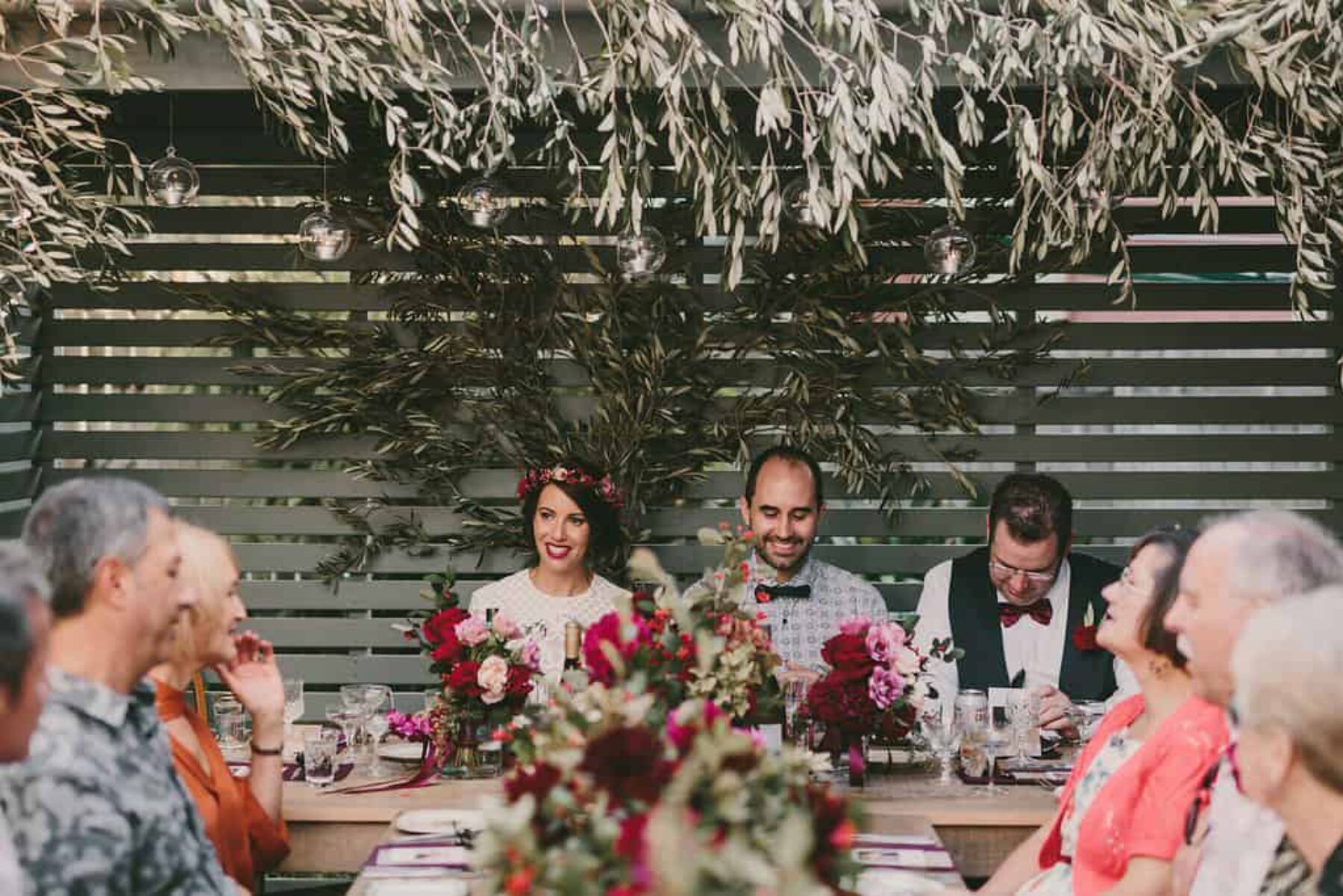 garden party backyard wedding
