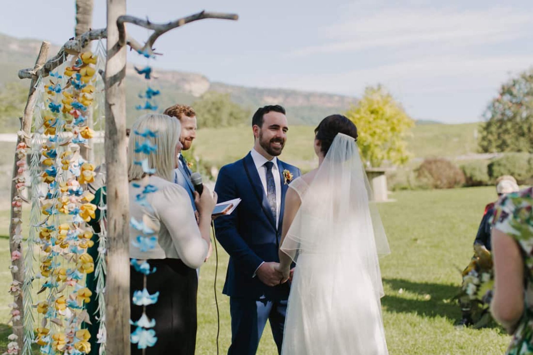 Eco-friendly wedding in the Kangaroo Valley