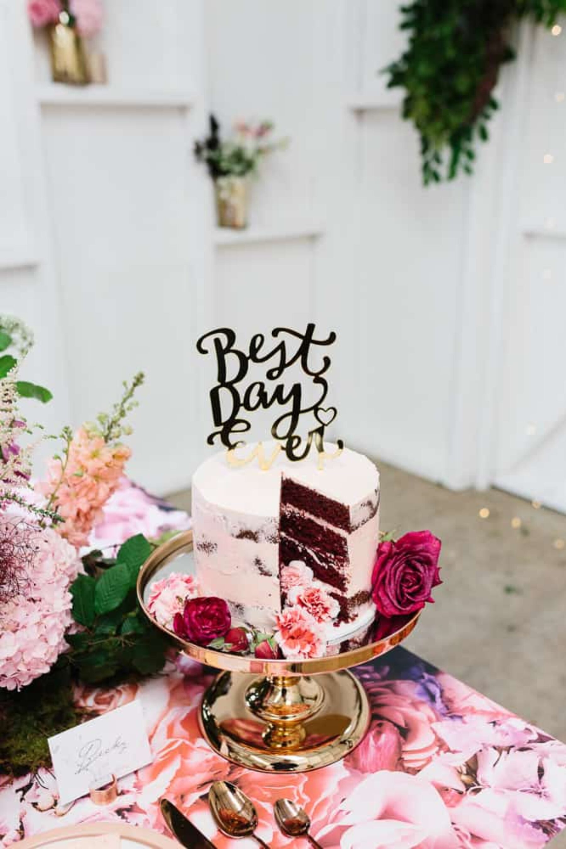 Best Day Ever cake topper