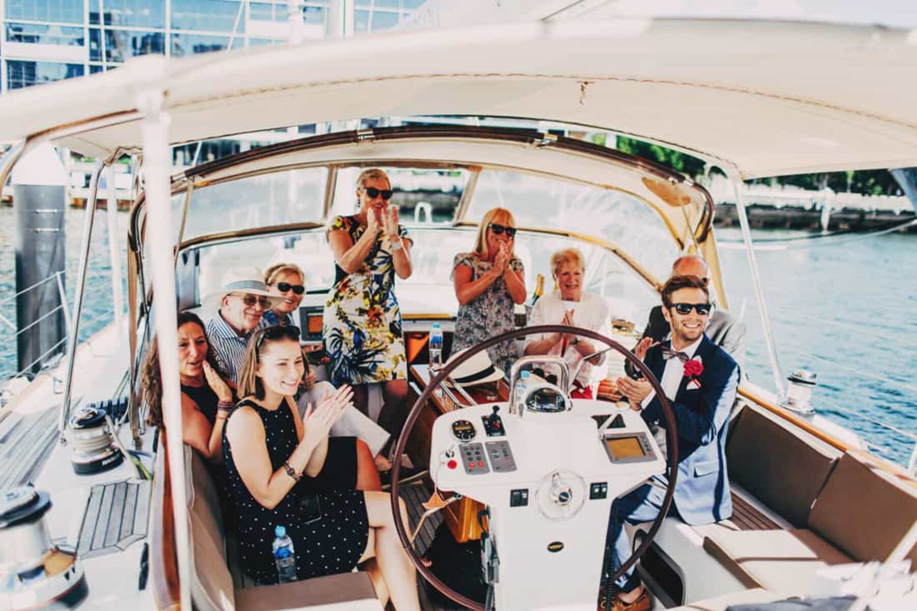 Sydney Harbour yacht wedding