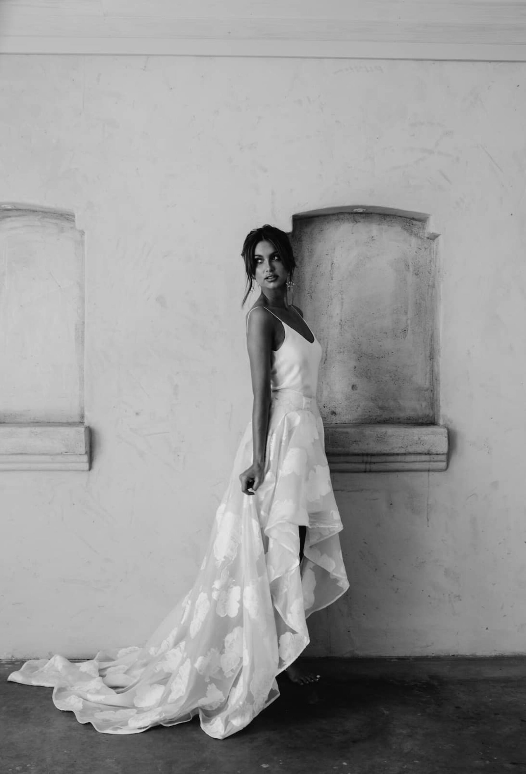 modern bridal separates by Georgia Young