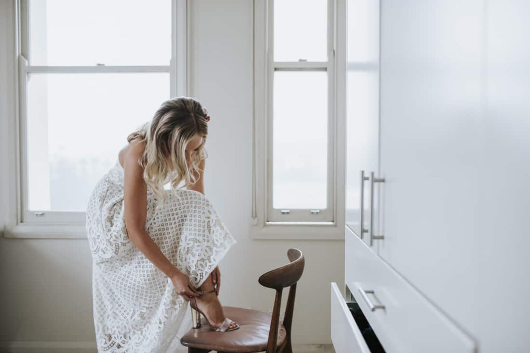 strapless wedding dress by Lover the Label