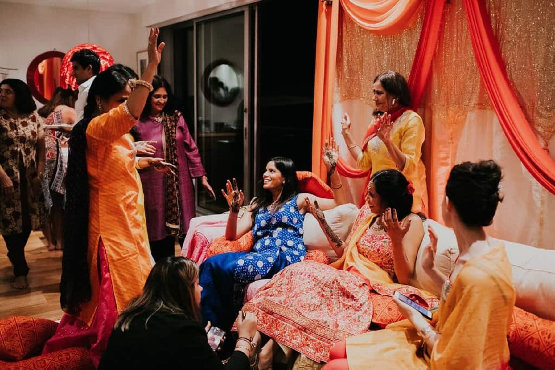 pre-wedding Hindu henna night