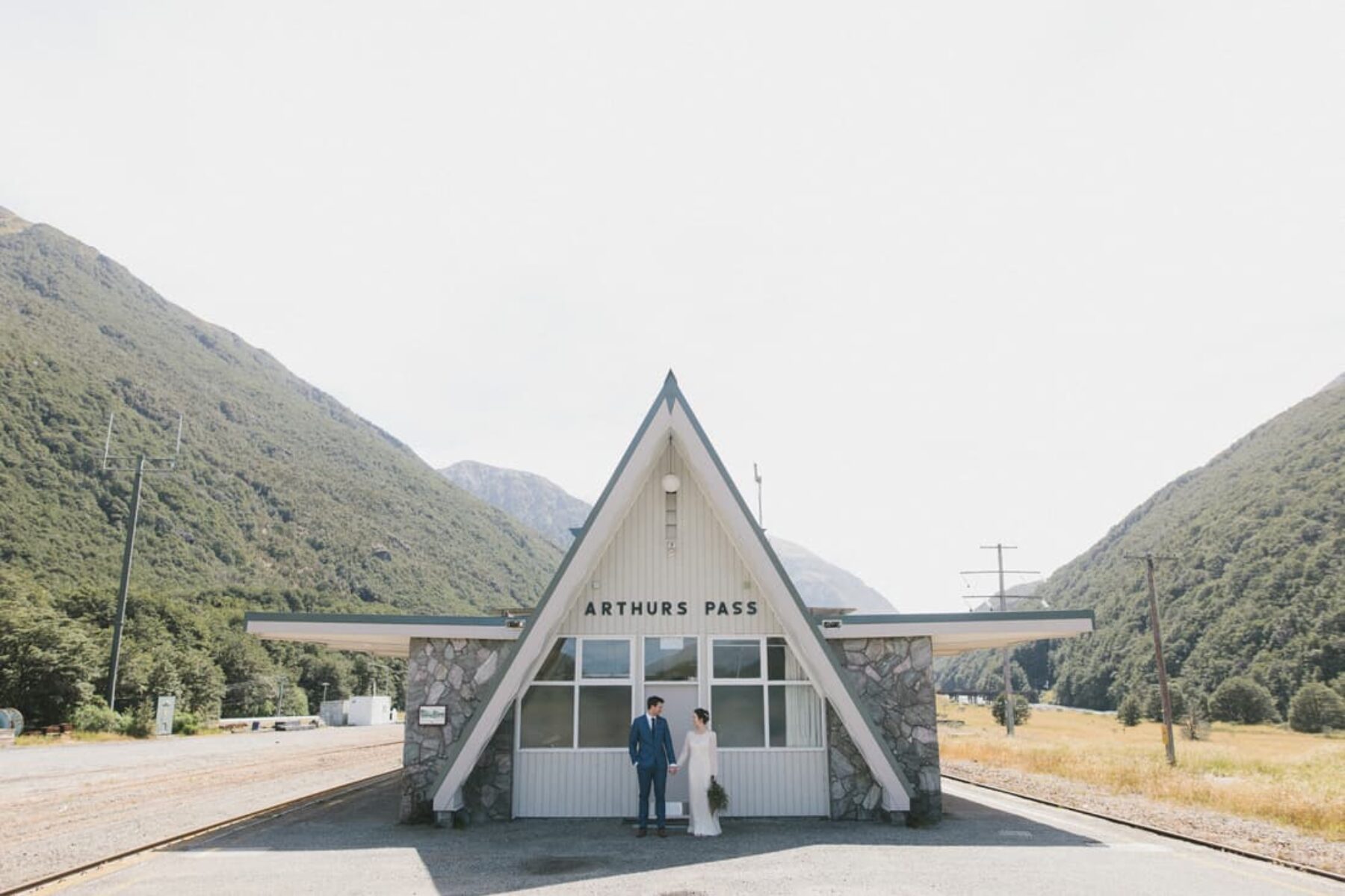 Arthur's Pass wedding New Zealand's South Island