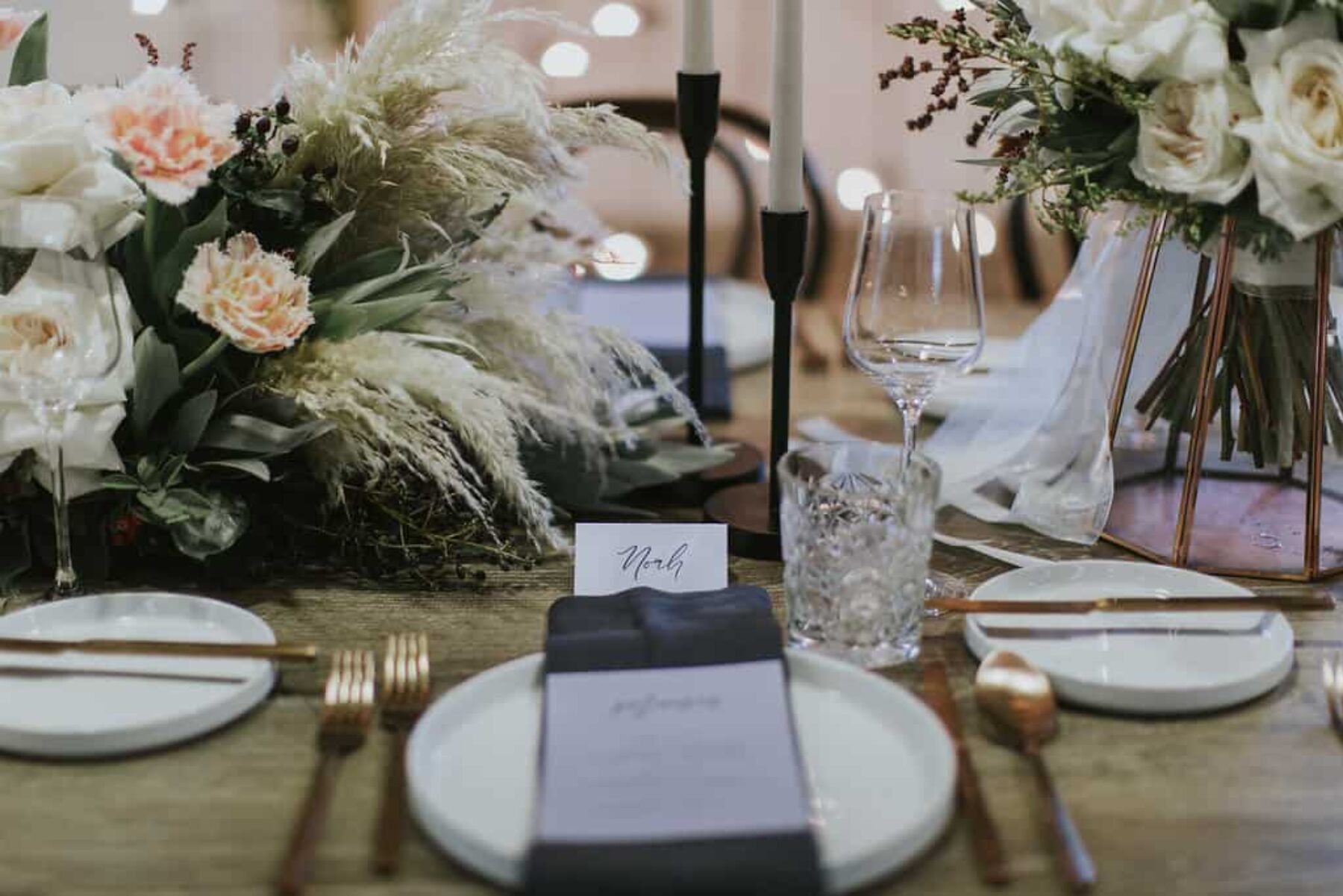 industrial-luxe wedding inspiration at Stackwood in Fremantle