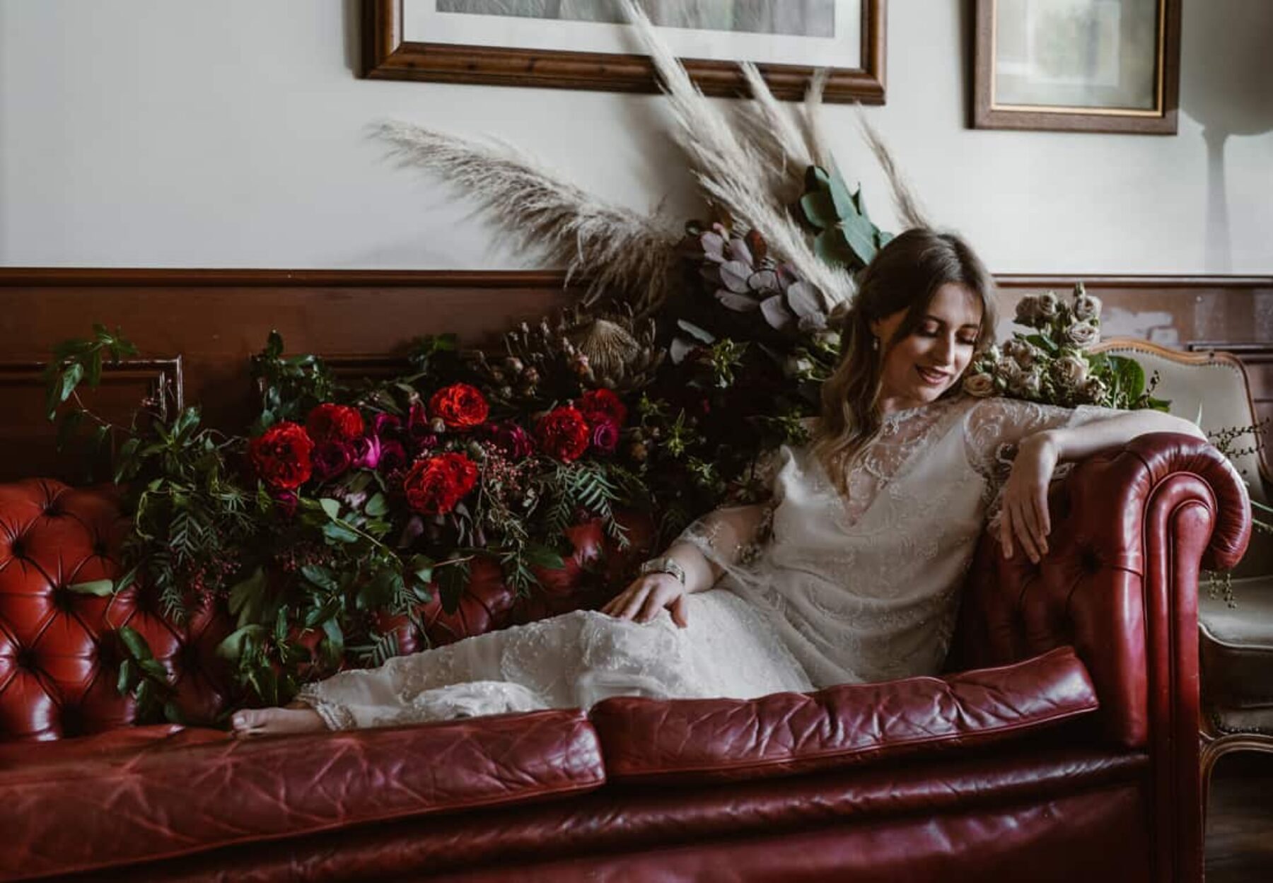 vintage winter wedding inspiration at The Stanley pub in Perth WA