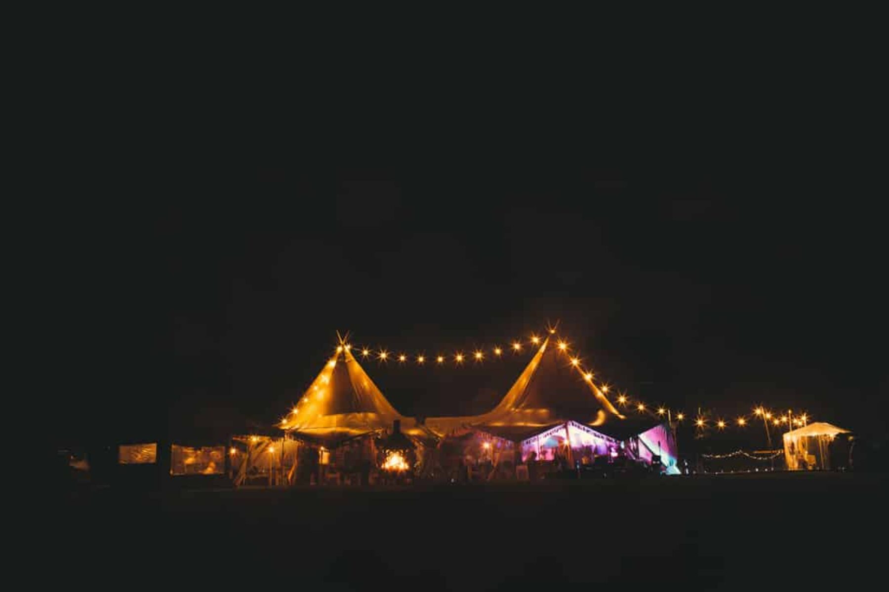 boho festival tipi wedding