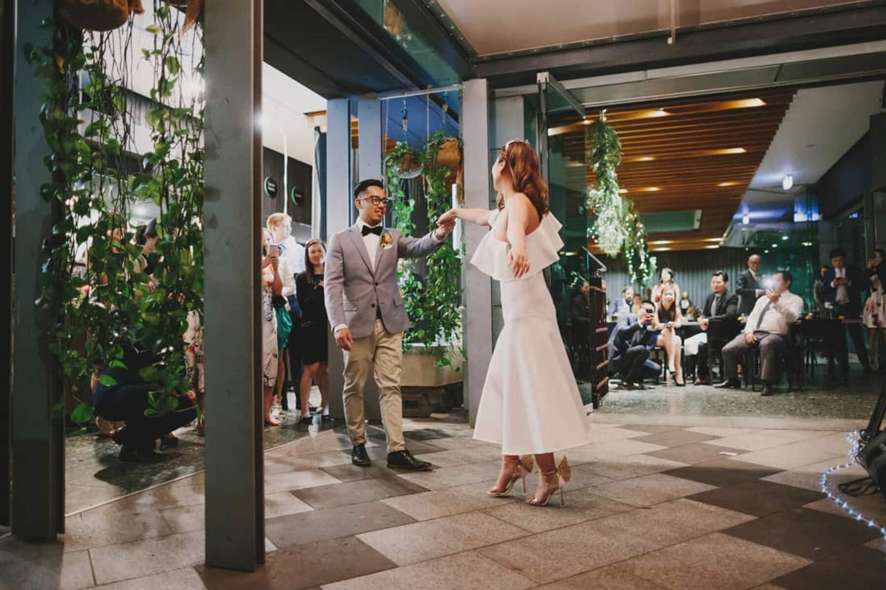 modern + colourful wedding at Jardin Tan, Melbourne